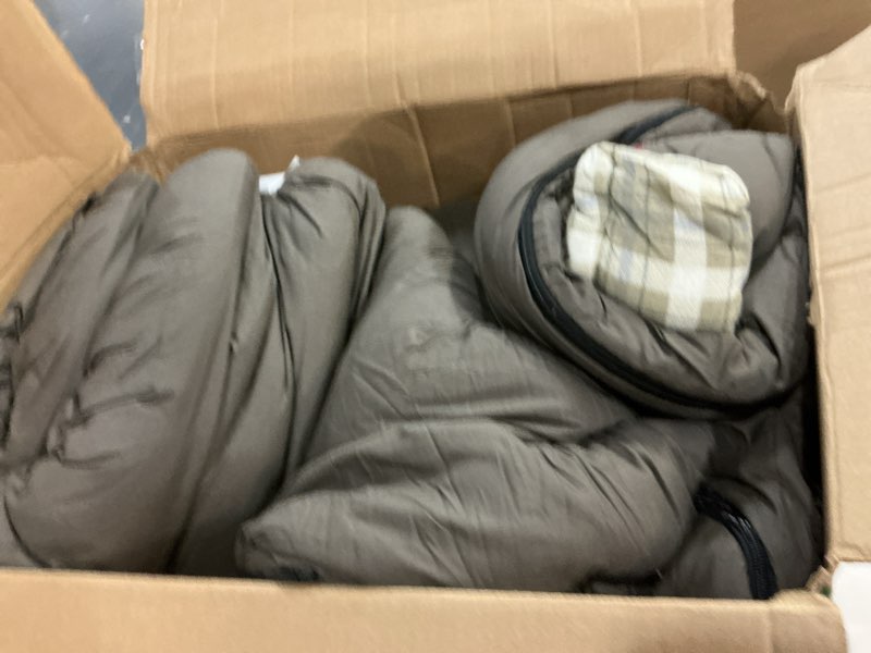 Condition photo showing Good Condition for Coleman Heritage Big & Tall 10°F Flannel Sleeping Bag, XL Sleeping Bag Fits Adults up to 6ft 7in Tall, Machine Washable, Great for Camping, Hunting, Guests, & More