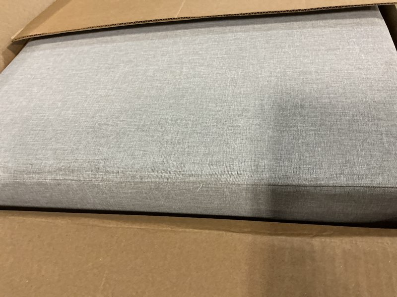 Condition photo showing Good Condition for arden olefin outdoor foam deep seat cushion set, 24x24, premium high-density foam, never flattens, weather-proof for patio chair sofa couch, paloma woven texture certi-pur foam paloma woven texture 1 pack