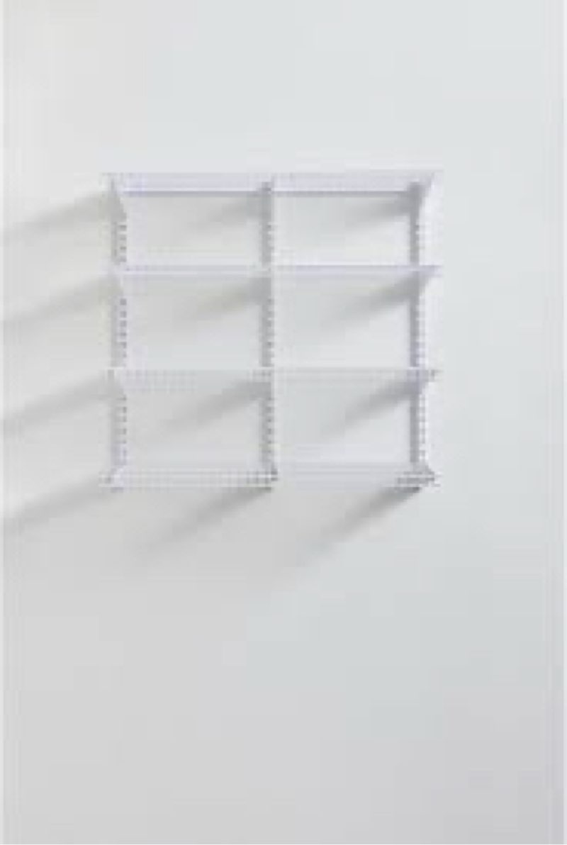 rubbermaid 36" pantry organization shelf system direct wall mount 4 shelves and mounting hardware ki