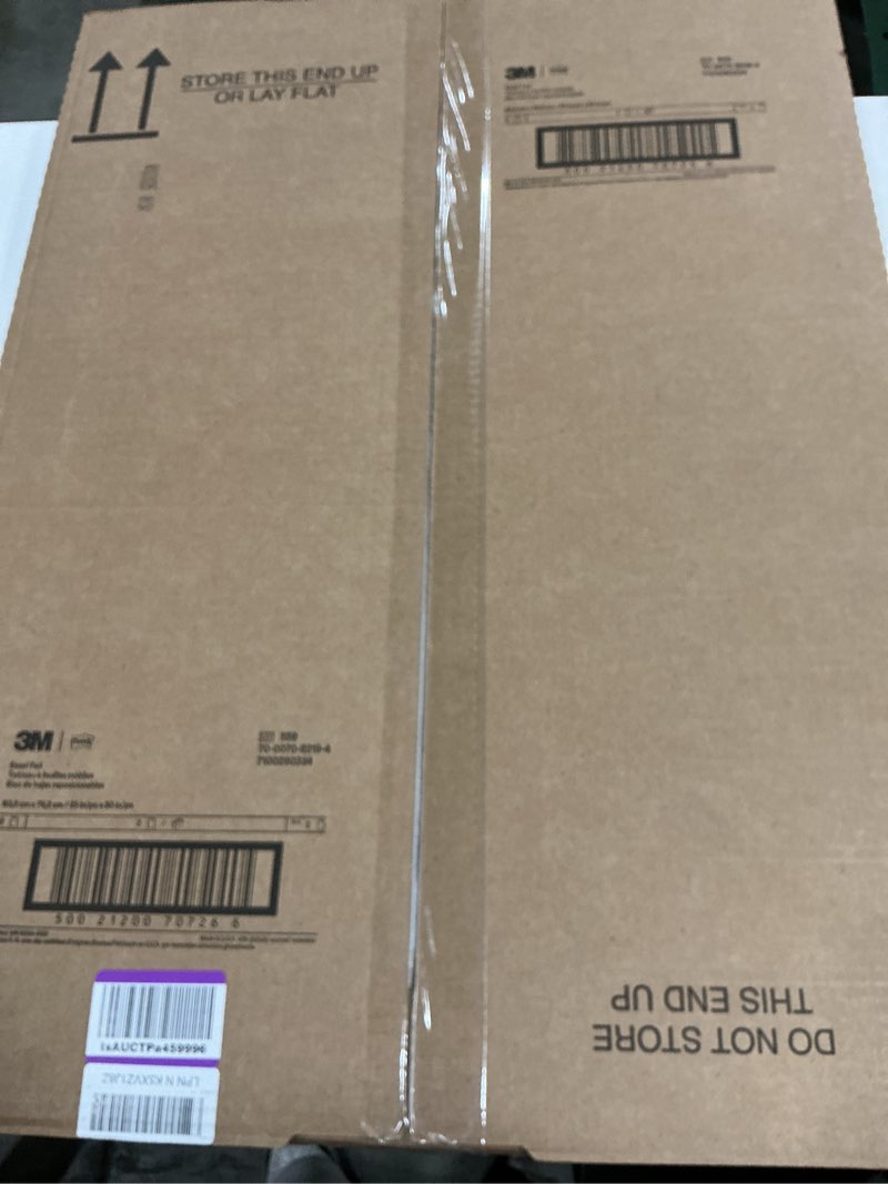 Condition photo showing New/Like New for Post-it Super Sticky Easel Pad 25 in x 30 in White 30 Sheets/Pad 2 Pad/Pack Large White Premium Self Stick Flip Chart Paper Super Sticking Power (559) Standard
