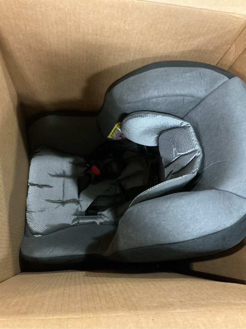 Condition photo showing As Is for evenflo tribute lx convertible car seat (saturn gray) new evenflo tribute lx convertible car seat