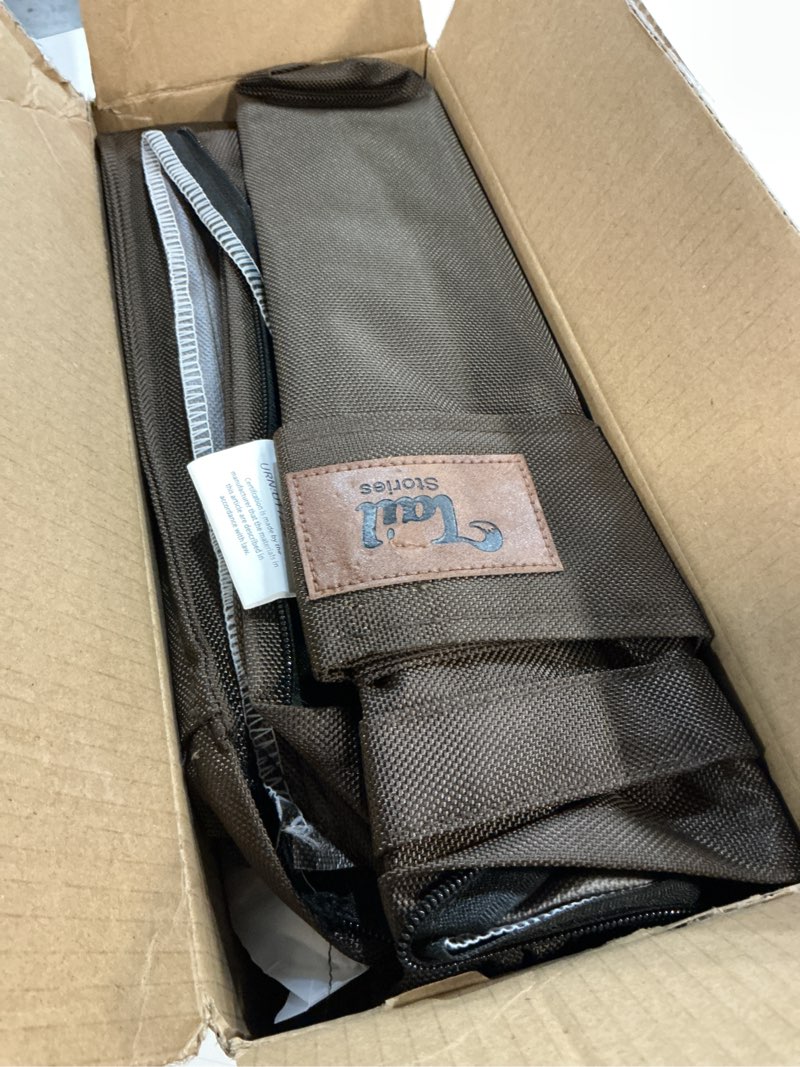 Condition photo showing New/Like New for outdoor waterproof orthopedic dog bed for medium size dogs | egg crate foam for joint support, fits 36x23 crates, tpu waterproof layer, machine washable 1680d oxford cover, up to 50 lbs brown 35.0"l x 22.0"w x 3.0"th