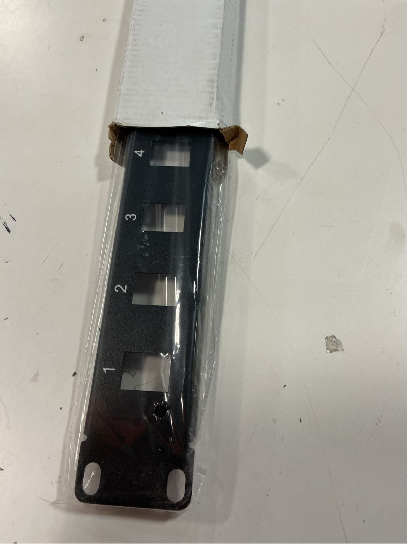 Condition photo showing New/Like New for installerparts 1u 19" 16port blank panel for keystone jack 1u 19" 16 port black