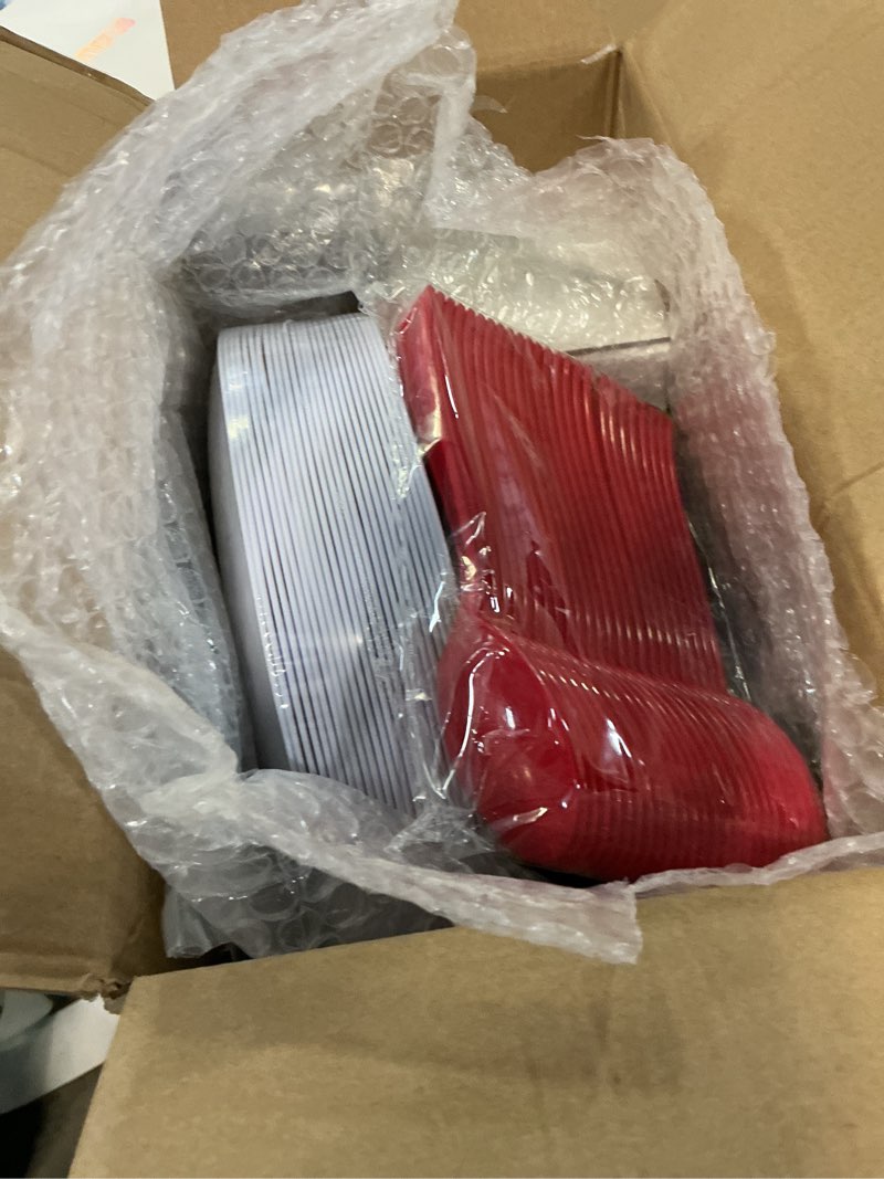 Condition photo showing New/Like New for kire 150pcs 4th of july plates & red white blue disposable plastic silverware &clear blue cups-american flag patriotic party supplies for memorial day/independence day/veterans day red white blue and star