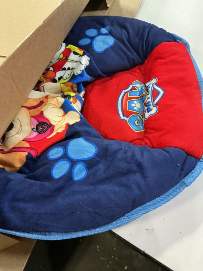 Condition photo showing Good Condition for Idea Nuova Toddler Saucer Chair 19” Folding Kids Chair, Ages 3+, Portable & Lightweight, Cozy Padded Seat for Playroom, Bedroom,Paw Patrol