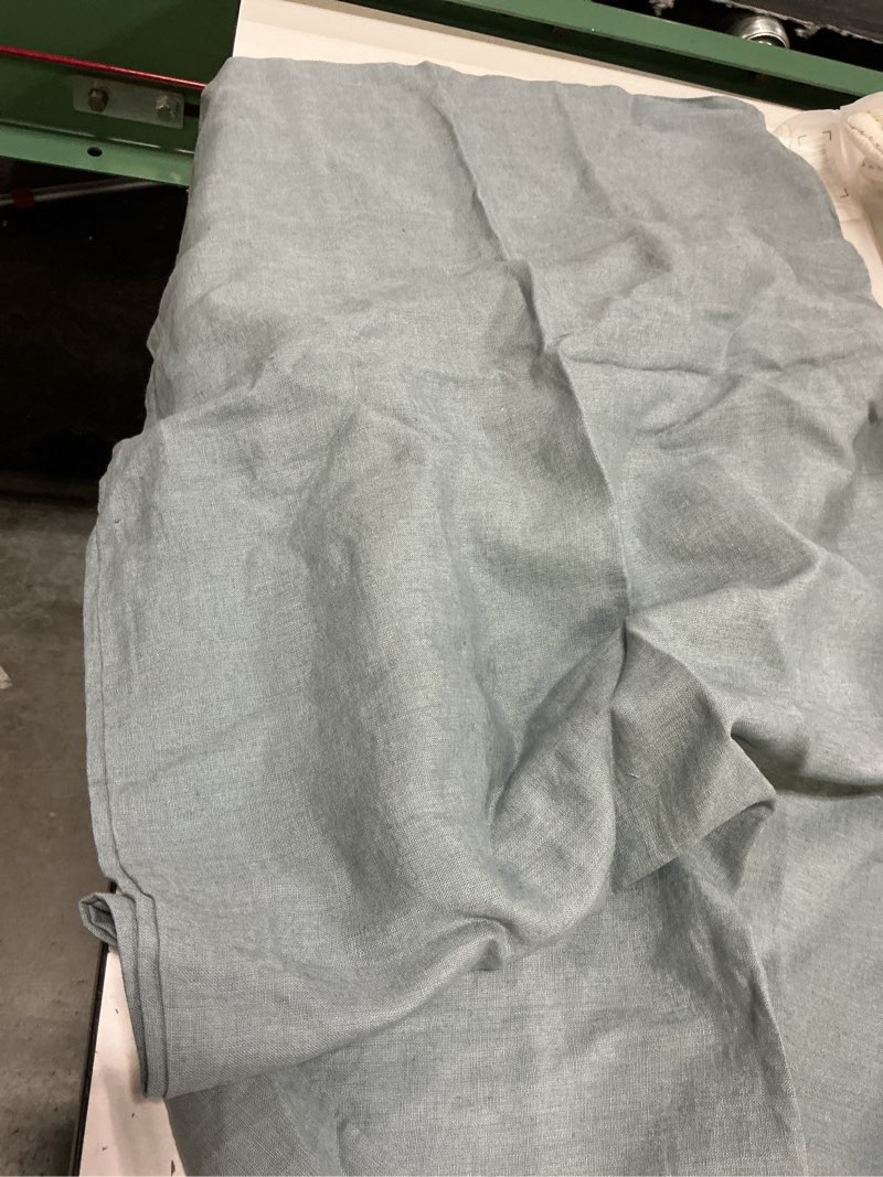 Condition photo showing Good Condition for quince european linen pillowcase set mist king 