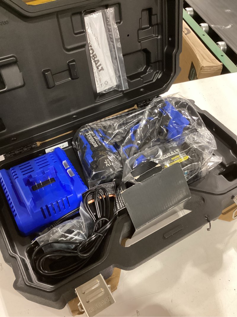 Condition photo showing Good Condition for kobalt xtr 24-volt 1/4-in brushless cordless impact driver (battery included and charger included)