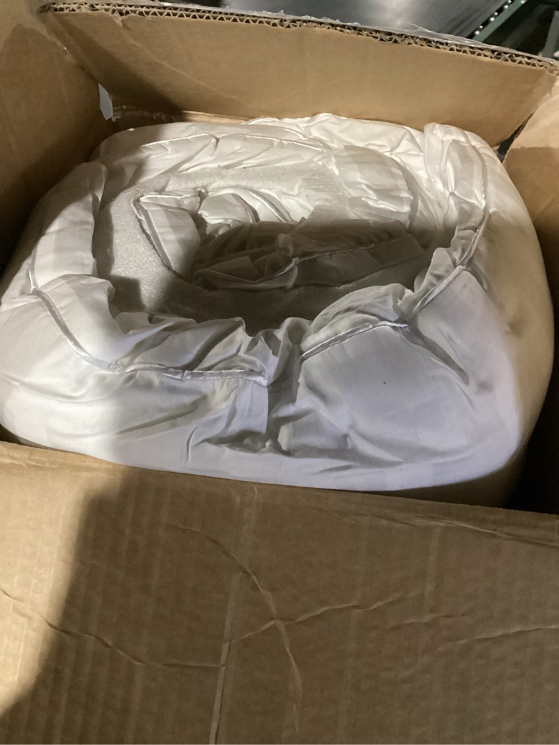 Condition photo showing Good Condition for MUXHOMO 3 Inch 7-Zone Queen Mattress Topper, Egg Crate Foam Mattress Topper Queen Size for Back Pain, Lavender Cooling Gel Infused Bed Pad, CertiPUR-US and Oeko-TEX Certification (60"×80") Queen 3 Inch