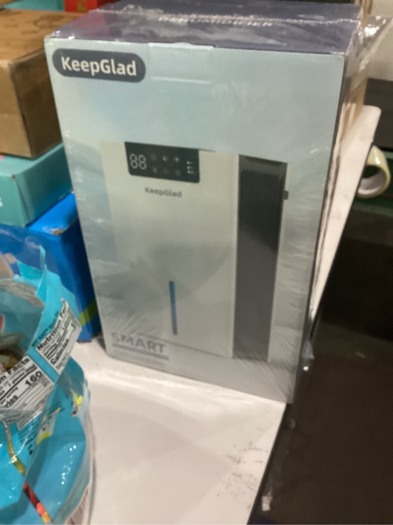 KeepGlad Dehumidifier, 98OZ Dehumidifiers for Home(1000sq.ft), Humidity Display Dehumidifier for Bas