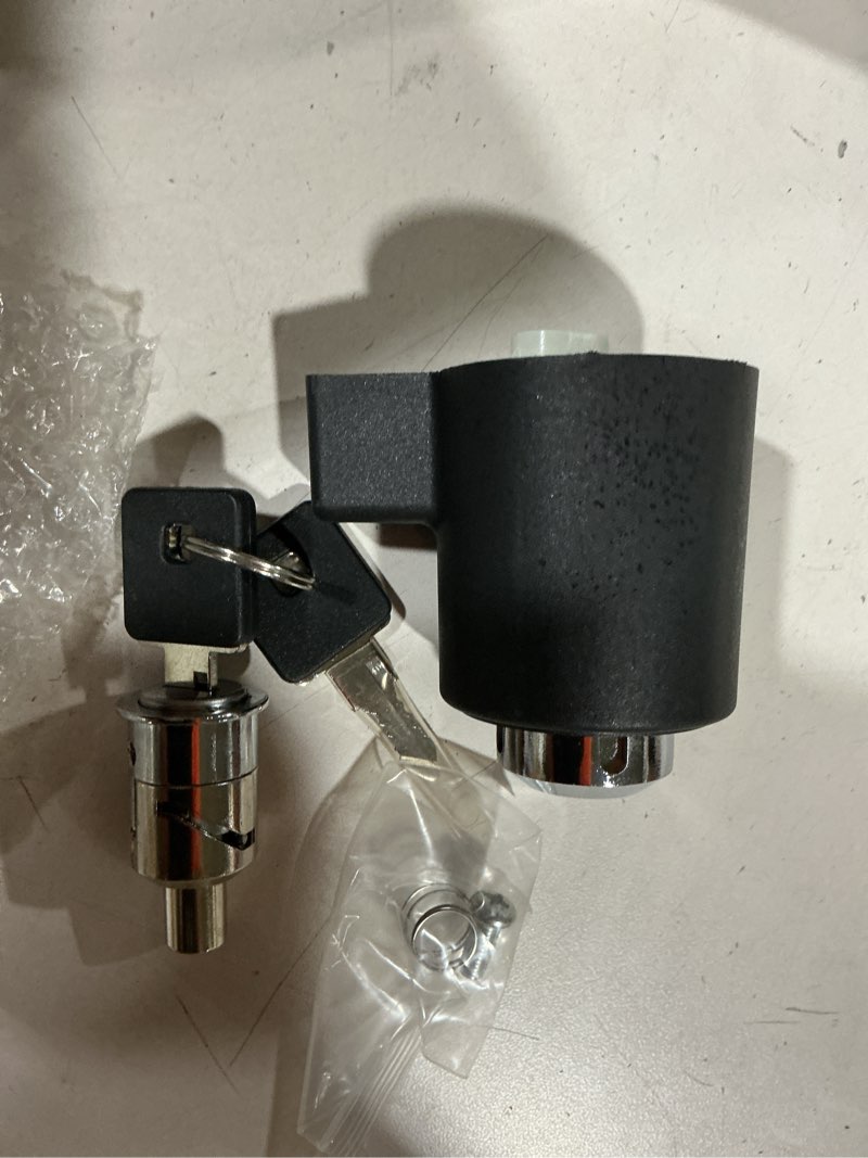 Condition photo showing Good Condition for motorcycle ignition switch tail box lock set with 2 keys compatible with harley sportster 883/1200 2014 2015 2016 2107 2018 2019 2020