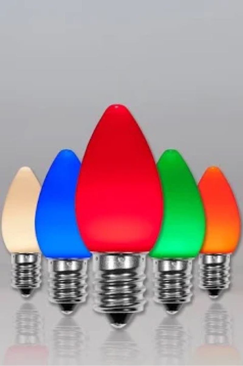 Celebrations Classic LED C9 Multicolored String Christmas Lights 