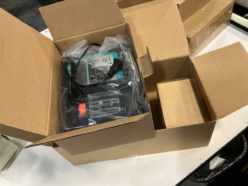 Condition photo showing New/Like New for cydz® replacement for makita 18v battery and charger compatible with bl1860b bl1860 bl1850 bl1850b bl1830 bl1840 bl1815 lxt400 dc18rc dc18rd 18v charger