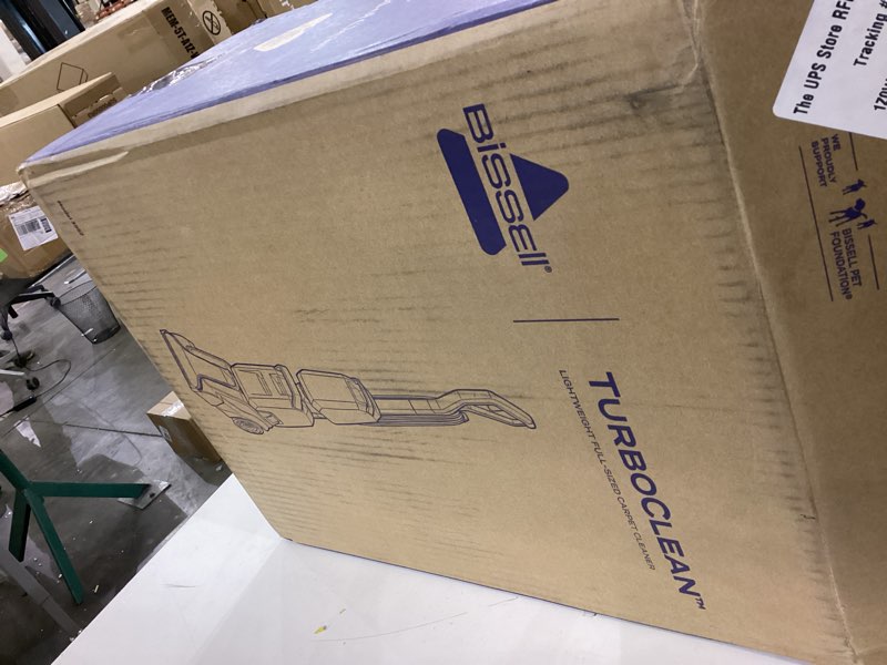 Condition photo showing As Is for BISSELL TurboClean, Upright Carpet Cleaner, Pro Max Clean & Protect + Oxy Urine Eliminator Formula Included, 3952