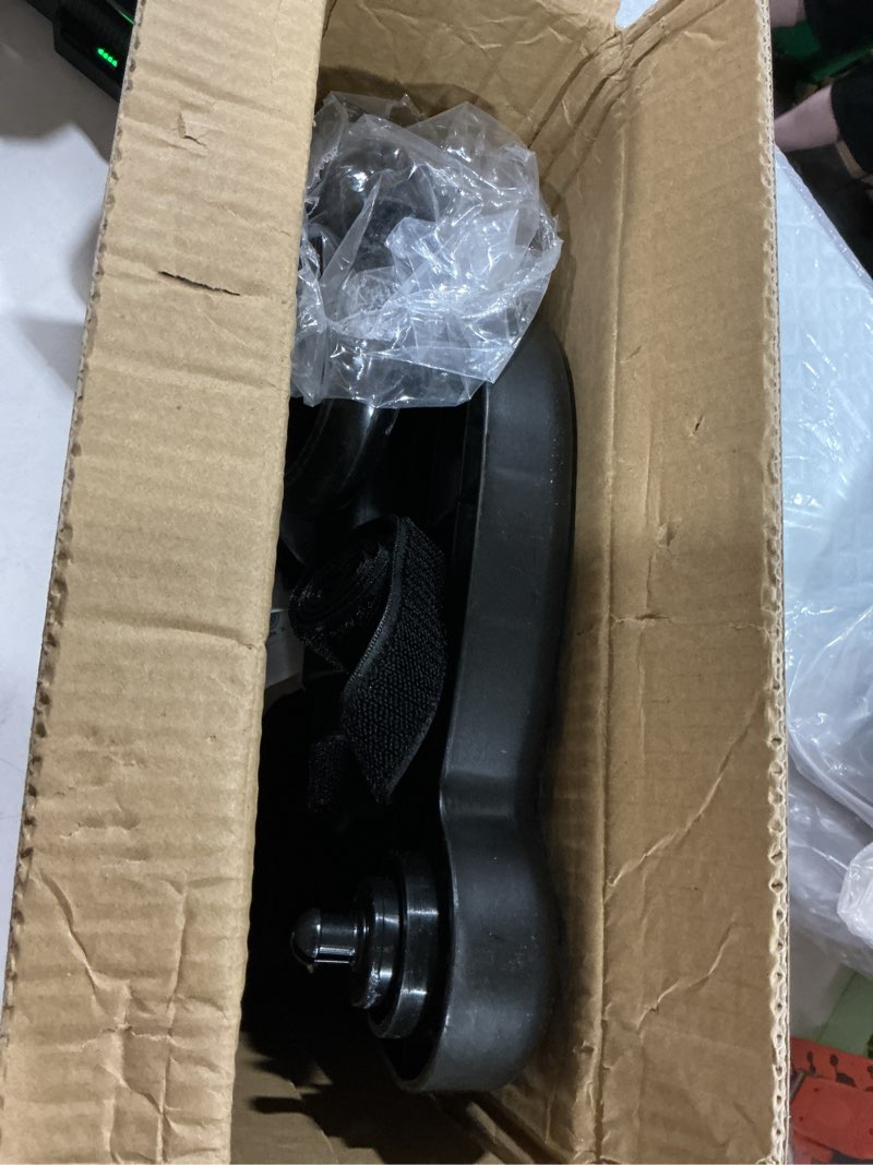Condition photo showing As Is for 2025 new-universal stroller board with detachable seat, 2in1 sit and stand stroller glider board for most strollers, holds children up to 55 lbs stroller connectors standing board dark black