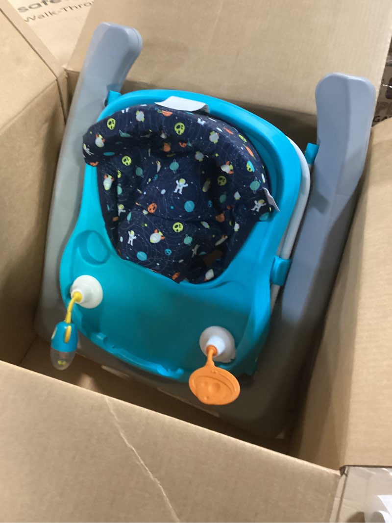 Condition photo showing As Is for Smart Steps® Trend Activity Walker, Space Walk Navy