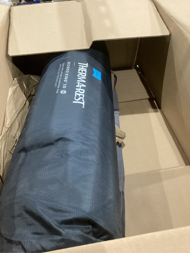 Condition photo showing As Is for Therm-a-Rest MondoKing 3D Self-Inflating Camping Sleeping Pad XX-Large - 80 x 30 Inches With Updated Storage Bag