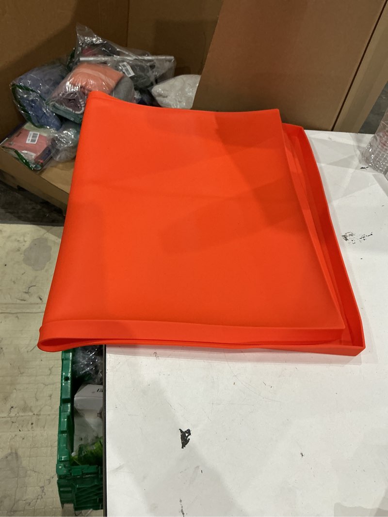 Condition photo showing Good Condition for silicone griddle mat,griddle mat for blackstone,reusable protective cover,must haves gear stuff necessities, griddle accessories for blackstone,all season surface protector (we don’t know size)