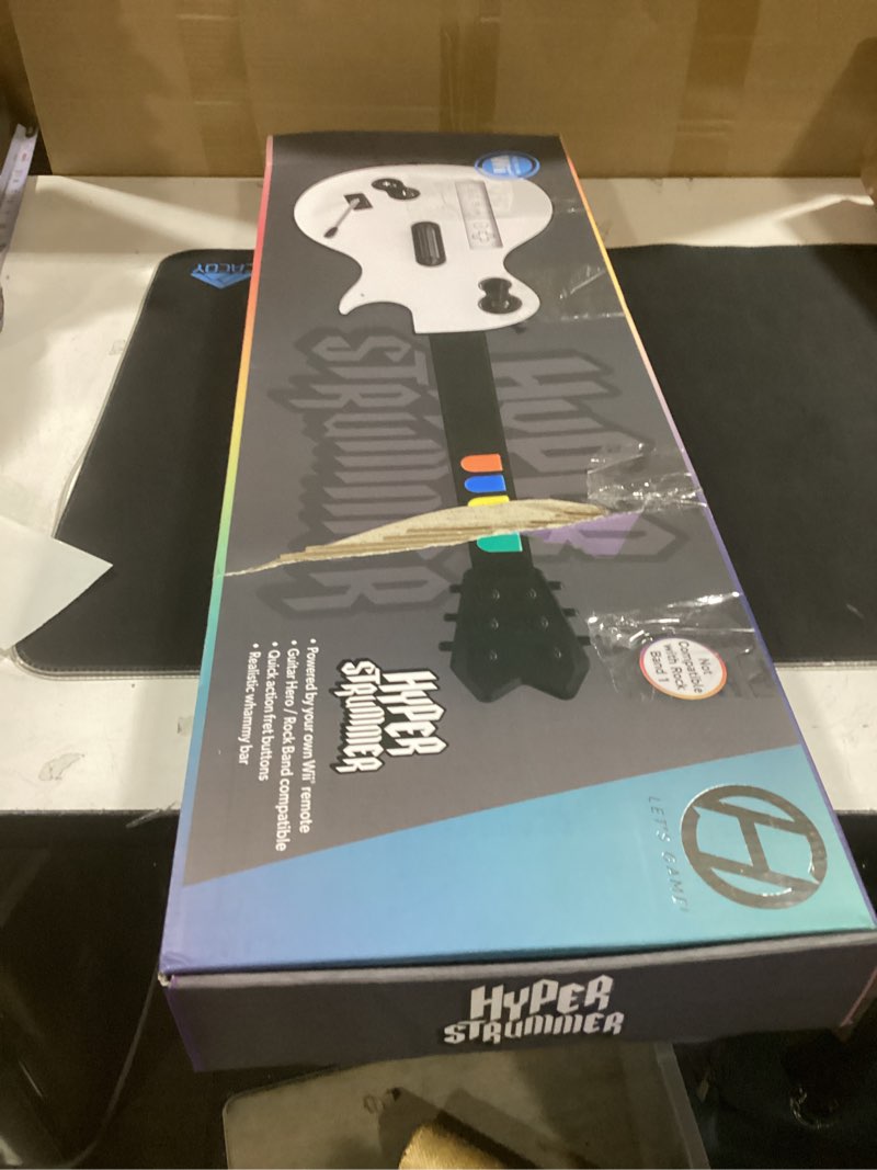 Condition photo showing Good Condition for hyperkin - hyper strummer - wireless wii guitar controller with strap - compatible with guitar hero 