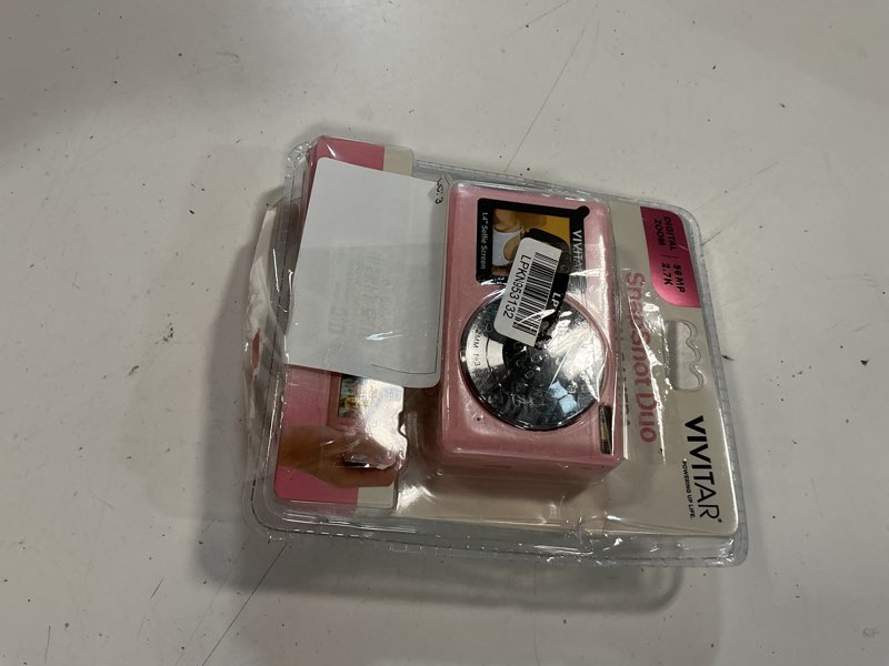 Condition photo showing As Is for vivitar snapshot duo digital camera - petal pink
