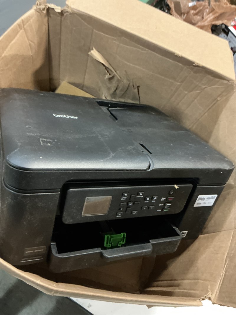 Condition photo showing As Is for Brother MFC-J1360DW Work Smart Wireless All-in-One Color Printer – Prints on Both Sides, Copies and Scans Multiple Pages, Easy-to-Use Color Display  