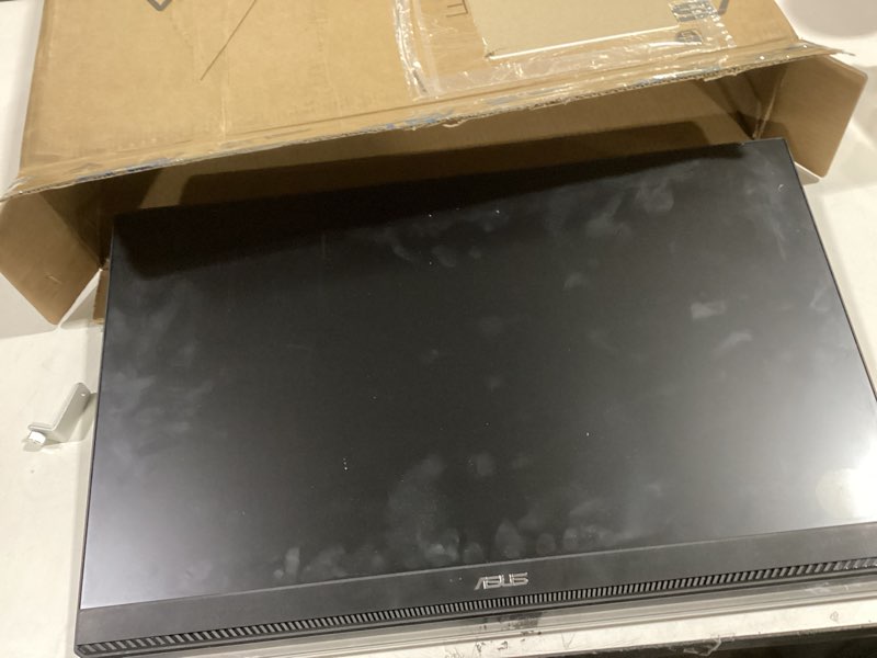 Condition photo showing As Is for ASUS ZenScreen 24” 1080P Portable USB Monitor (MB249C) - FHD, IPS, Type-C, Speaker, Multi-stand Design, Kickstand, C-clamp Arm, Partition Hook, Carrying Handle, Work From Home Monitor, 3-Year Warranty 24" IPS USB-C Multi-stand Design