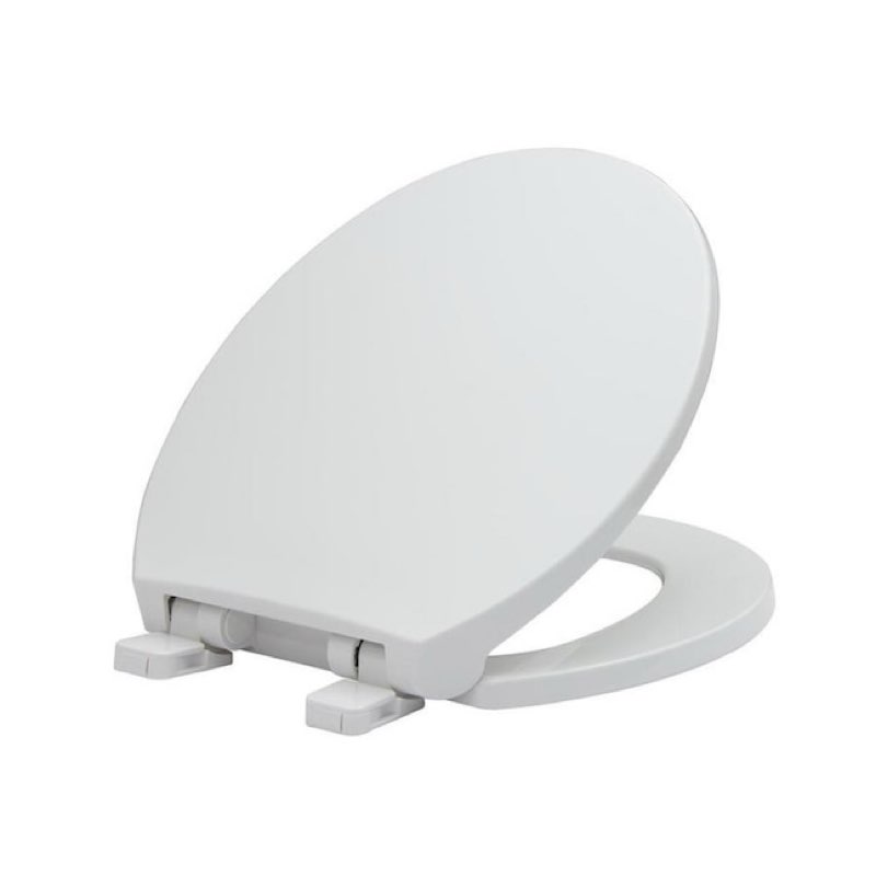  Aquasource White Round Slow-Close Toilet Seat