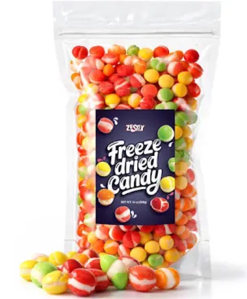 freeze dried candy (mixed fruit flavour candy) :