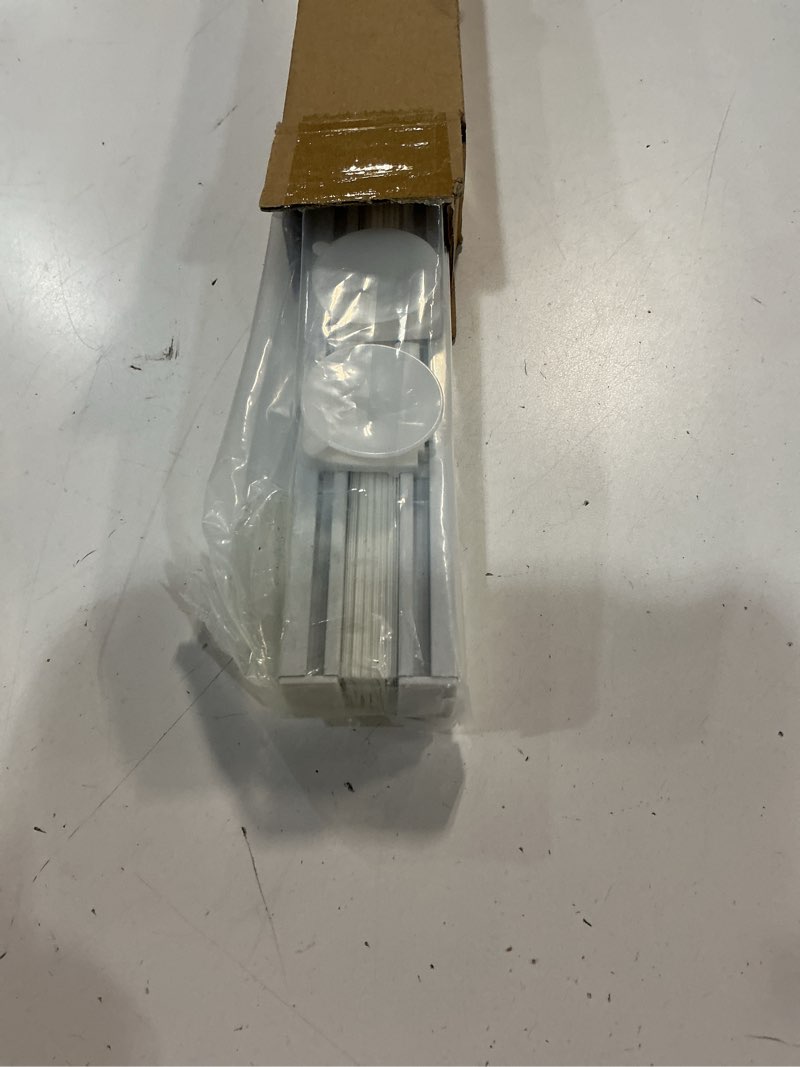 Condition photo showing Good Condition for lazblinds tool-free cordless pleated shades with suction cups light filtering top down bottom up pleated blinds for window size 22" w x 60" h, white white 22" w x 60" h
