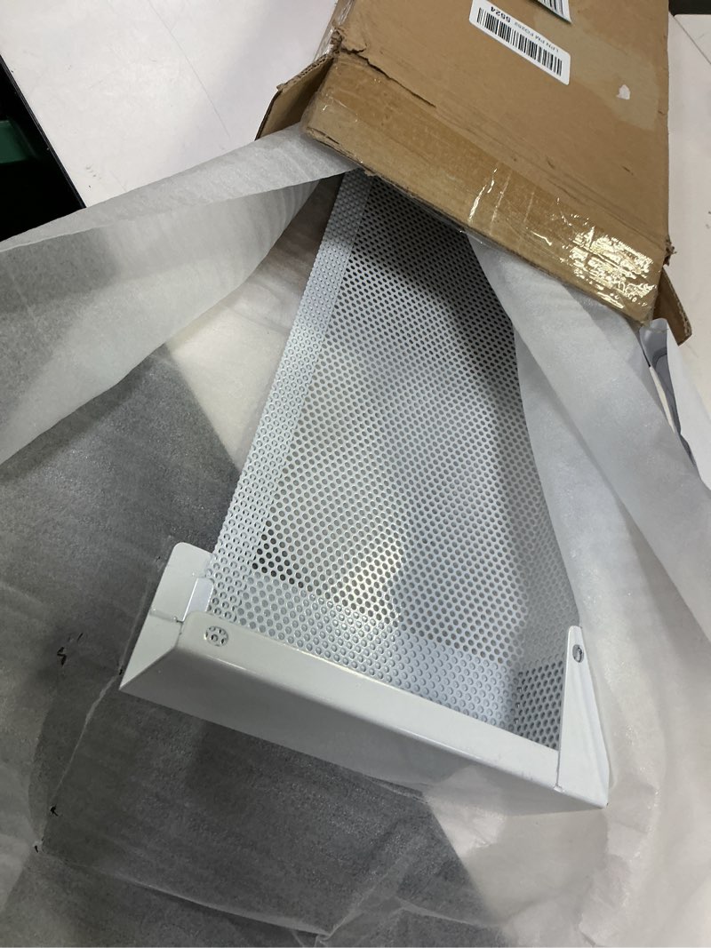 Condition photo showing Good Condition for Gekufa Baseboard Heater Cover 3FT Upgraded with Left and Right Endcaps, Galvanized Steel Easy Slip-On Heater Covers for Hydronic [Water] Systems, DIY Baseboard Cover for Home (White)