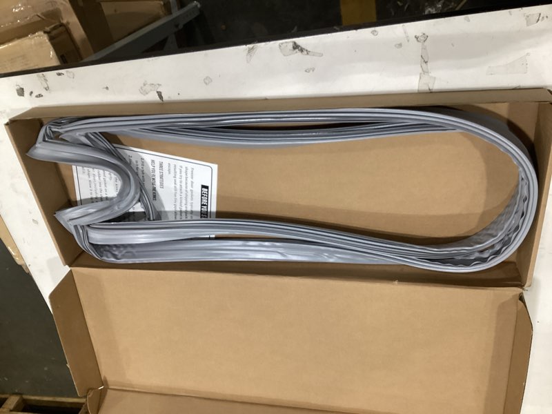 Condition photo showing As Is for Upgraded 241786006 Refrigerator Door Gasket Replacement Compatible with Frigidaire Freezer Door, 63"x14.5" Freezer Door Seal for Elec-trolux & Ken-more Crosley Freezer Replaces 241674806, 7241786006