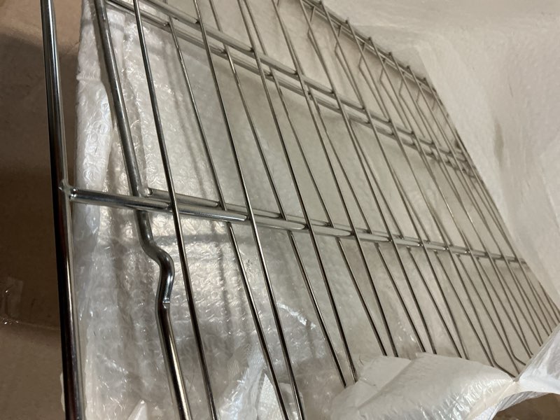Condition photo showing Good Condition for upgraded 2pcs 304 stainless steels mhl63411403 oven rack compatible with lg range/stove ldg4313st lrel6323s, replace mhl63531403 mhl63411401 mhl63411402 mhl62112101, 24.8 x 16.2 in mhl63411403-2pcs