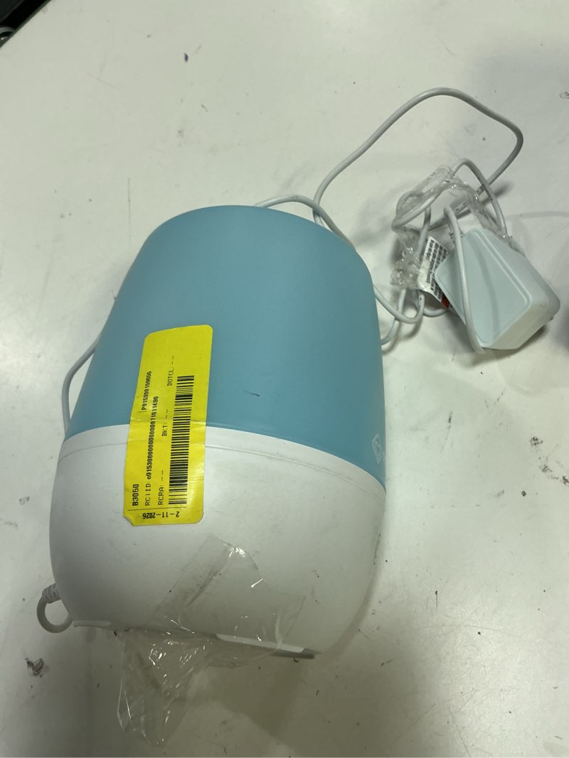 Condition photo showing As Is for safety 1st everyday compact cool mist humidifier, blue