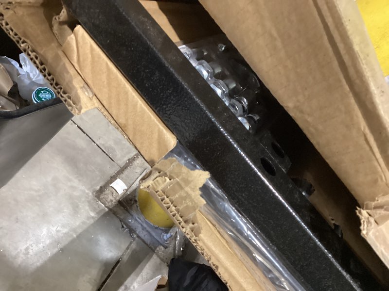 Condition photo showing Good Condition for Drive Medical Overbed Table with Wheels - Secure Height Adjustment for Comfort - Non Tilt Surface - Smooth Rolling Design - Home & Hospital Use - Woodgrain Laminate Top - Silver Vein Silver Vein Table