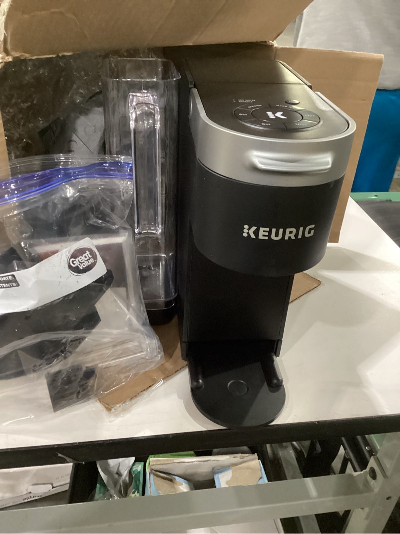 Condition photo showing As Is for Not tested ***Keurig K-Supreme Single Serve K-Cup Pod Coffee Maker, MultiStream Technology, 4 Brew Sizes, 66oz Dual-Position Removable Reservoir, Black Black Coffee Maker
