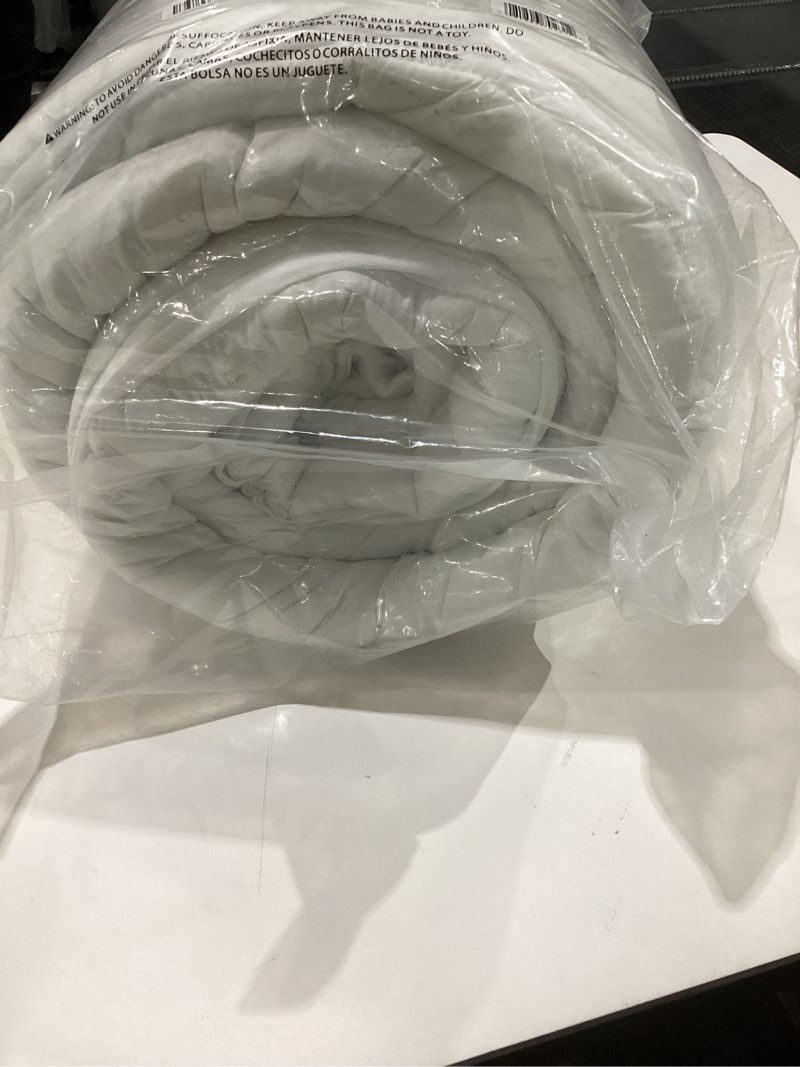 Condition photo showing New/Like New for Serta ComfortSure King Mattress Cover, Fitted Pillow Top Mattress Pad, Super Soft and Breathable Quilted Cotton Protector with 18" Elastic Deep Pockets for Secure Fit, White