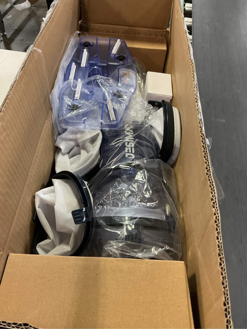 Condition photo showing Good Condition for pool vacuum for above ground pool, jesimaik 18.5 gpm powerful suction handheld pool vacuum, 60min runtime,telescopic pole cordless pool vacuum for above/inground pool, spas, hot tubs cleaning blue