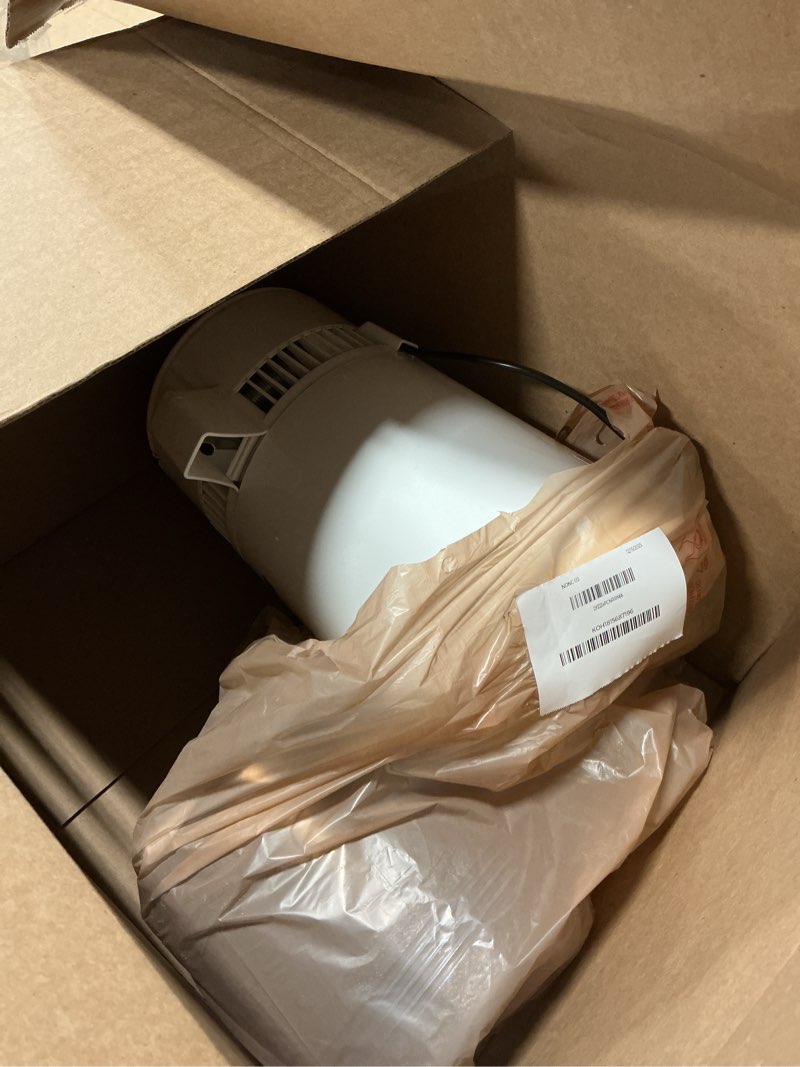 Condition photo showing As Is for VEVOR Water Distiller, 1.1 Gal Distilled Water Machine, 750W Pure Water Distilling w/BPA Free Plastic Container, Water Distillation Kit w/Button, Countertop Distilled Water Maker for Home, White