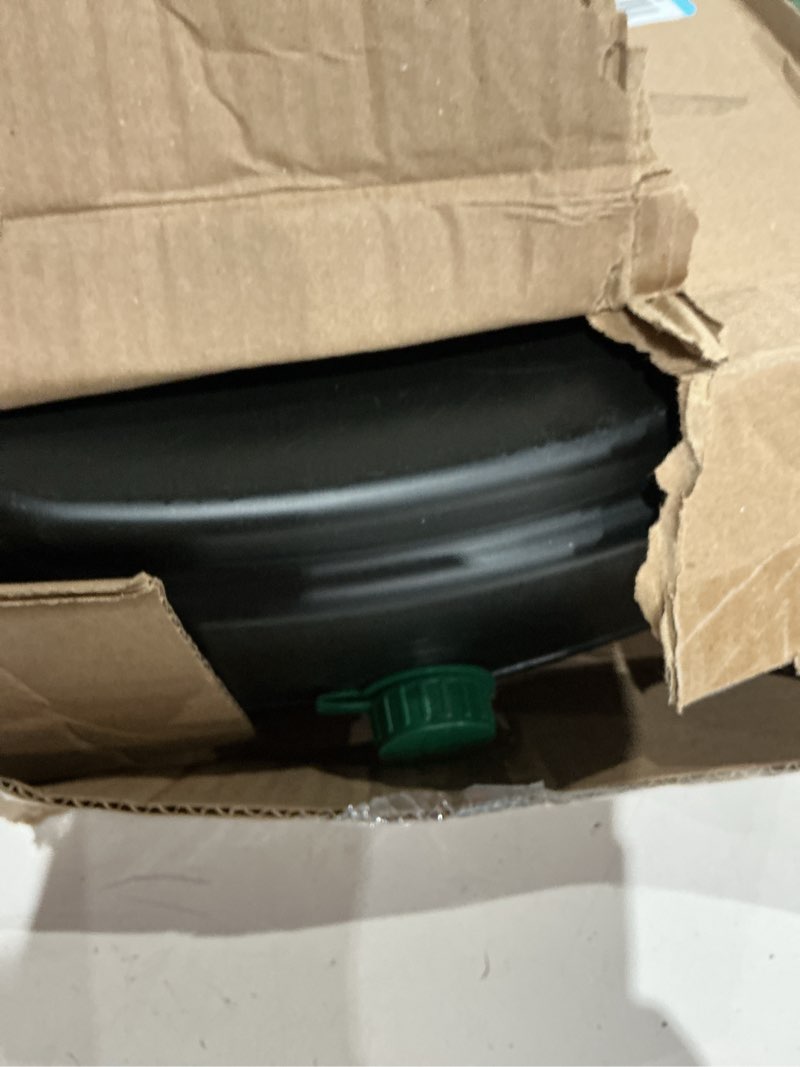 Condition photo showing Good Condition for scepter am06984 12 quart oil drain pan with lid, filter drain screen, and pour spout for automotive fluids including engine oil, anti-freeze, transmission fluid and more, 13" x 17-1/4" x 6" 12 quart 1