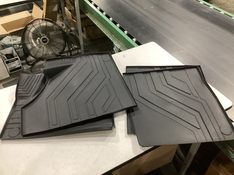 Condition photo showing Good Condition for tpe floor mats for cfmoto uforce 1000 xl 2022-2025 accessories | front rear rubber slush liner, all weather protection mats, high edge lip, anti-slip texture, easy to clean & install, 4pcs