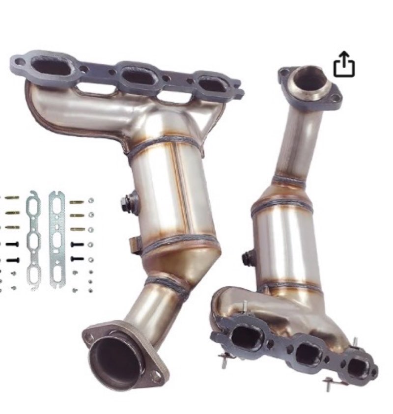 Walker Ultra EPA 16628 Direct Fit Catalytic Converter with Integrated Exhaust Manifold for Dodge Jou