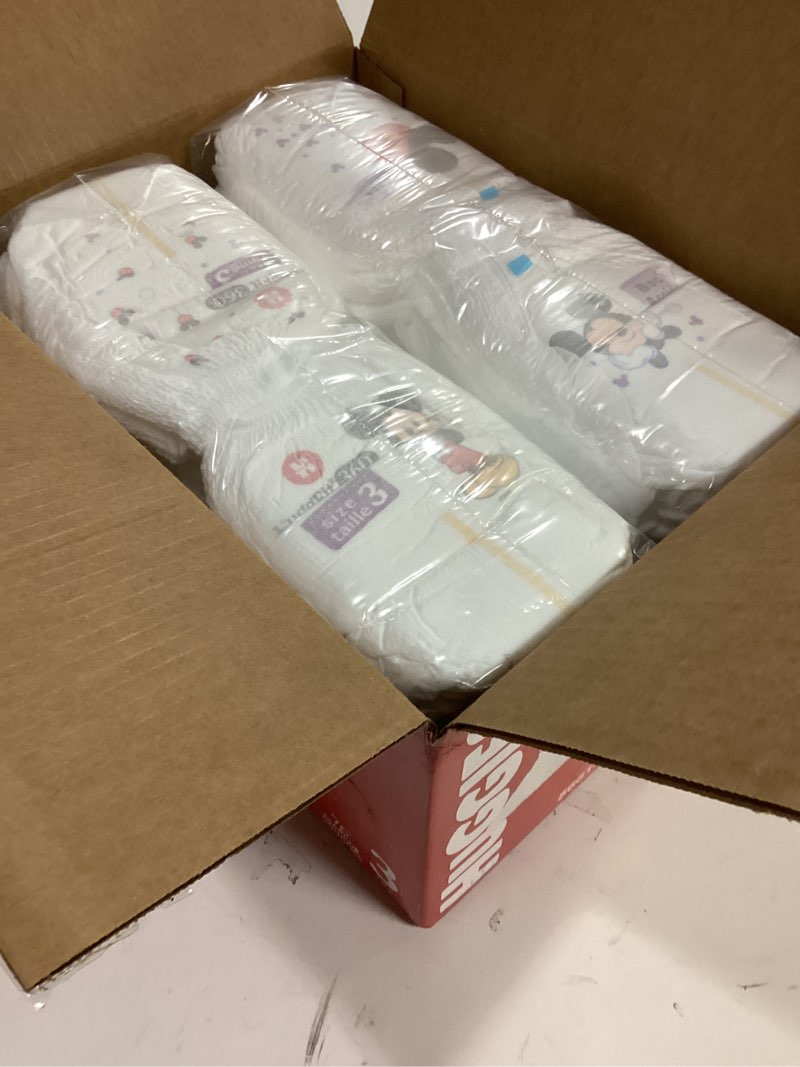 Condition photo showing New/Like New for (Size:3)Huggies Size 3 Baby Diapers, Little Movers HuggFit 360° Baby Diapers with 360° Waistband, Size 3 (16-28 lbs), 76 Count, Packaging May Vary Size 3 76