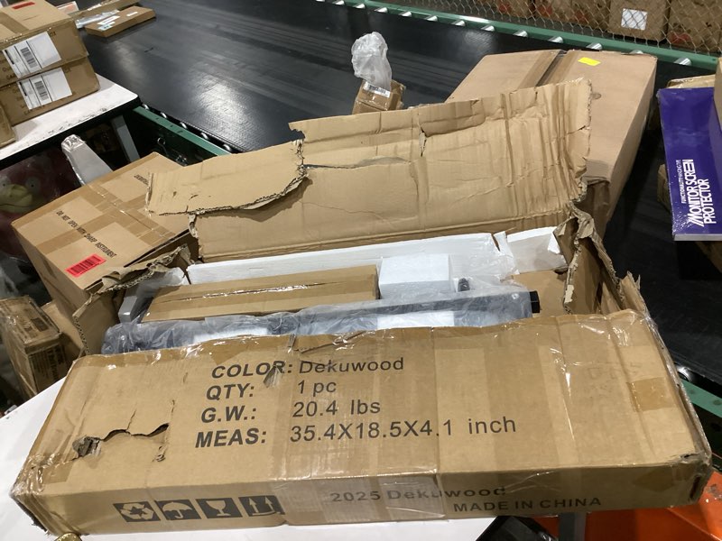 Condition photo showing Good Condition for lingmi recliner table, overbed table with wheels adjustable height and length over bed desk, hospital heavy duty metal leg laptop stand tray