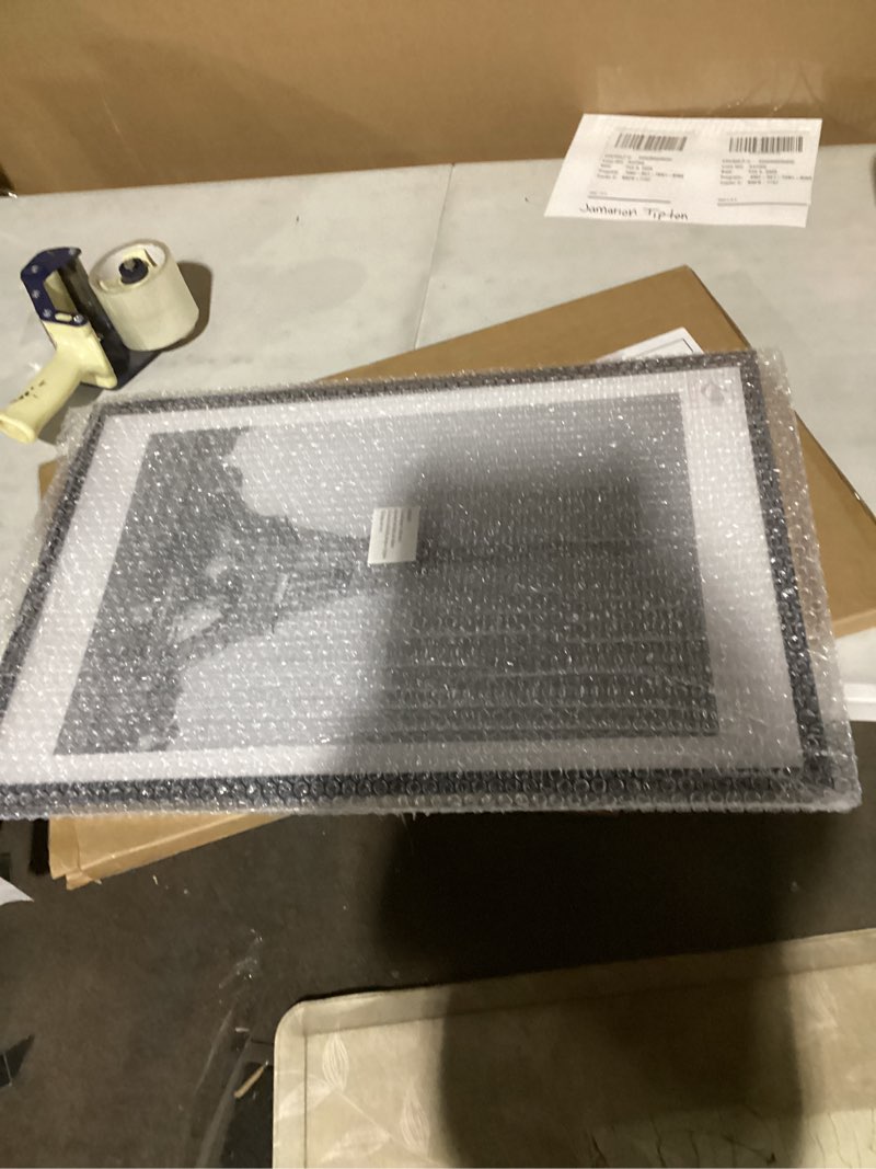 Condition photo showing As Is for upsimples 16x24 Picture Frame, Display Pictures 14x20 with Mat or 16 x 24 Without, Wall Hanging Poster Frames, Black, 1 Pack Black 16x24