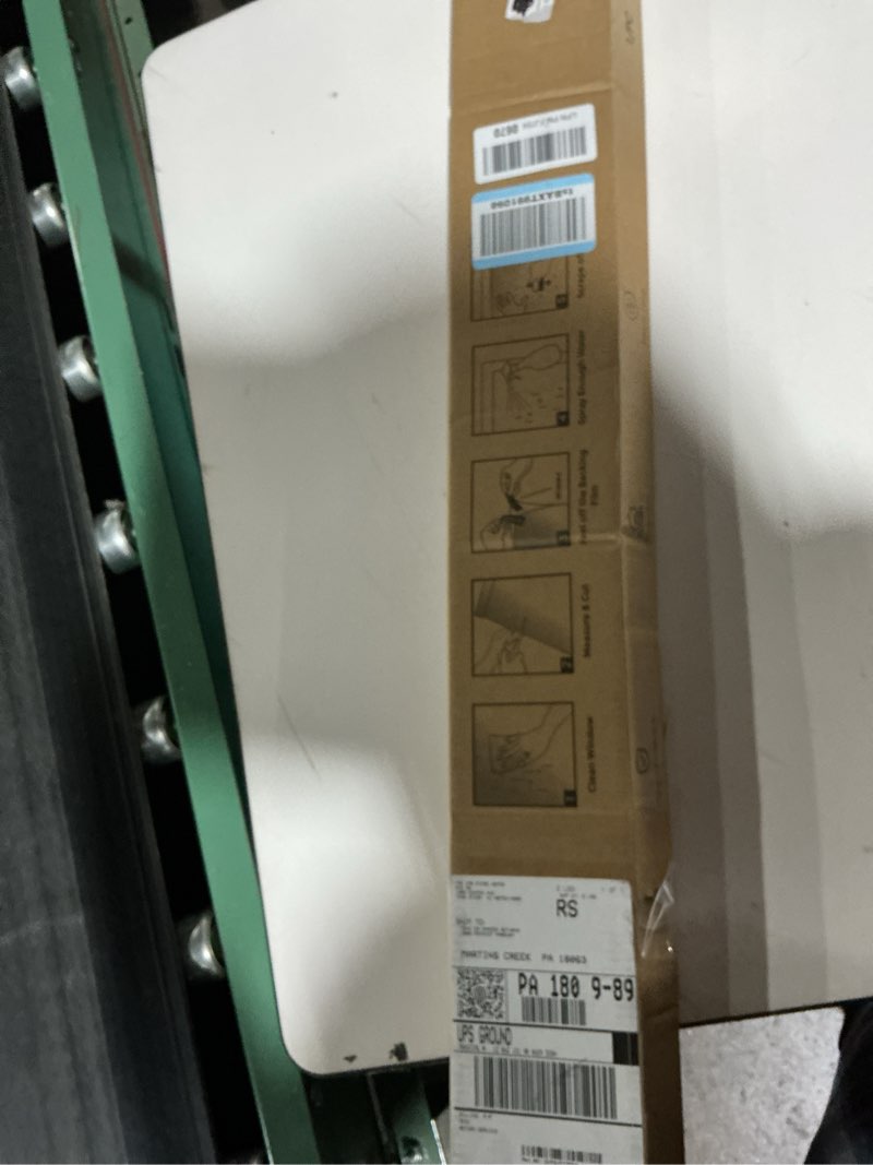 Condition photo showing Good Condition for sunbaby window tint for home, one way privacy film heat & uv blocking, static cling no glue renter friendly cover for home bedroom, office & sliding glass door, 35.4 x 78.7 inch with 3 tools, silver silver 35.4 x 78.7inch