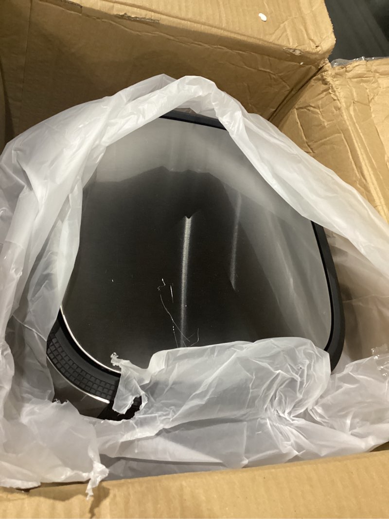 Condition photo showing As Is for SCRATCHES ON TOP Chefman Air Fryer 8 Qt | TurboFry® 4-in-1 with 450°F Hi-Fry Option for Crispier Results | Bake, Dehydrate, Frozen | XL Nonstick Dishwasher-Safe Basket | Stainless Steel