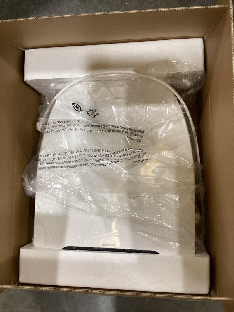 Condition photo showing Good Condition for electric heated bidet toilet seat, warm water, smart heated water luxury toilet seat with remote control,with dryer, night light, self-cleaning nozzle, temperature control