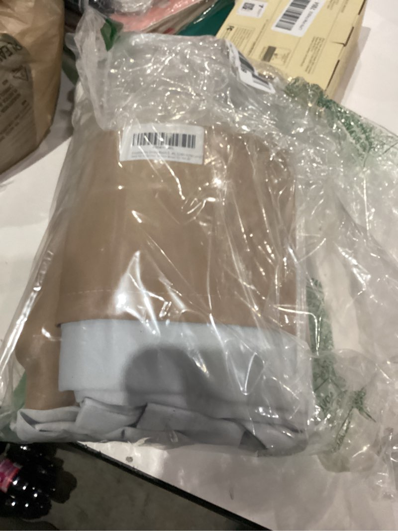 Condition photo showing Good Condition for SimpleHome Ombre Room Darkening Curtains for Bedroom, Gradient Beige to Grey White Light Blocking Thermal Insulated Grommet Window Curtain/Drapes for Living Room,2 Panels, 52x84 inches Length 52"W x 84"L (Pack of 2) Beige