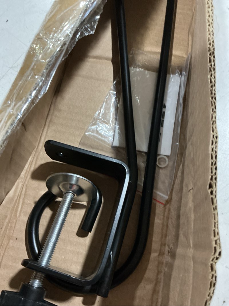 Condition photo showing As Is for mixxidea heavy duty extensible deck hook - adjustable for hanging bird feeders, plants, suet baskets, wind chimes, lanterns 28in long curled hook-1 pack