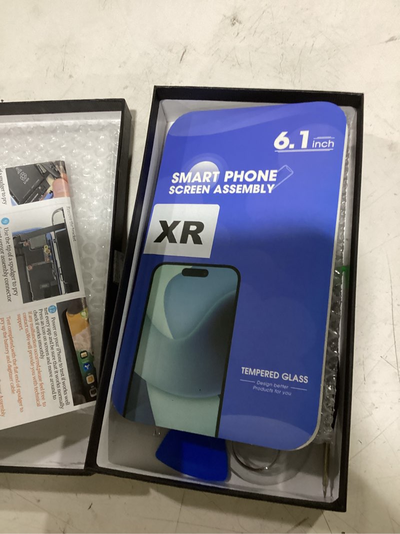 Condition photo showing Good Condition for fixerman for iphone xr screen replacement 6.1 inch,lcd display touch screen digitizer assembly with repair tools, compatible with model a1984, a2105, a2106, a2108 6.1" for iphone xr