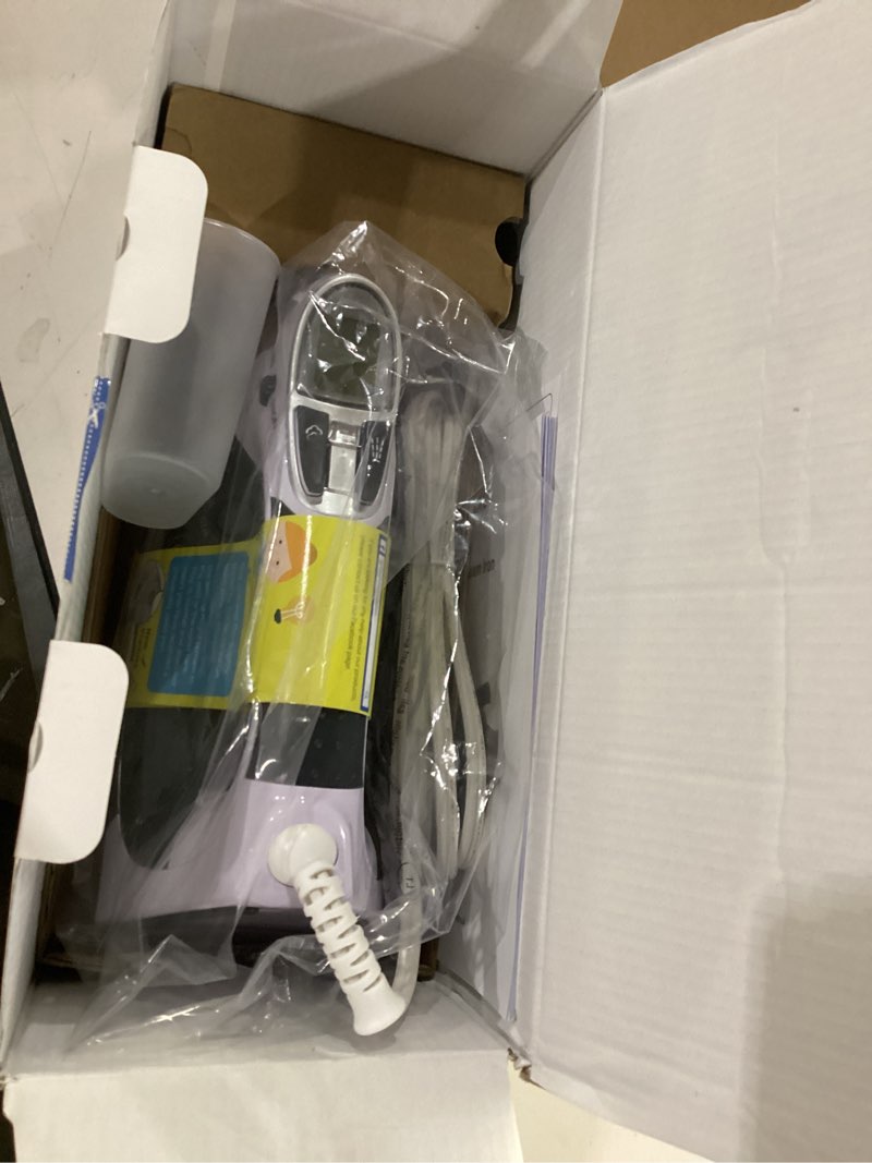 Condition photo showing New/Like New for BEAUTURAL 1800-Watt Steam Iron with Digital LCD Screen, Double-Layer and Ceramic Coated Soleplate, 3-Way Auto-Off, 9 Preset Temperature and Steam Settings for Variable Fabric Gray